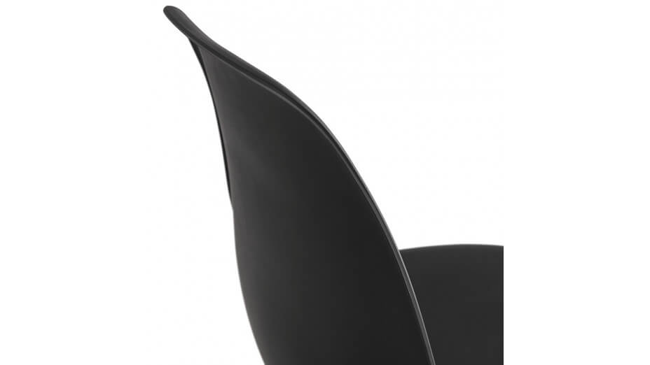 Chaise noire design - Laly
