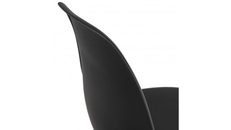 Chaise noire design - Laly