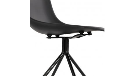 Chaise noire design - Laly