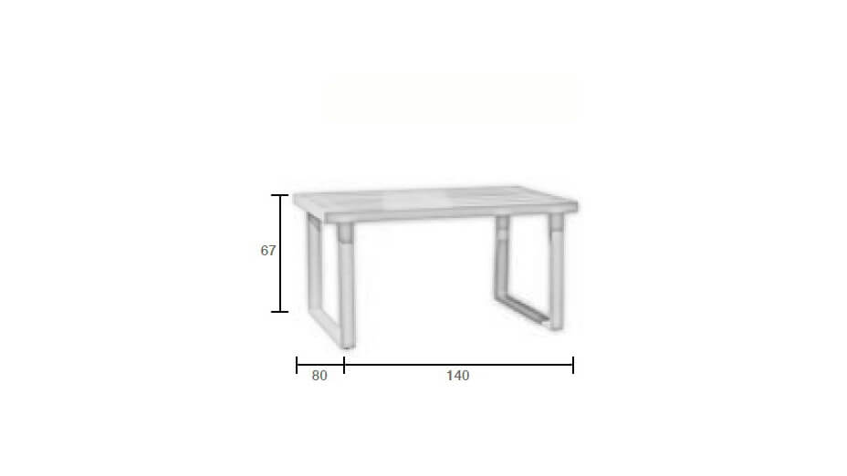 Salon de jardin d'angle aluminium table haute anthracite -Bolonia