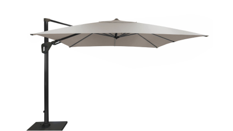 Parasol déporté Orientable 300 x 300 cm toile Sunbrella birch - SONE