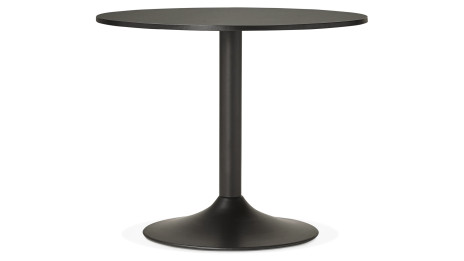 Table ronde D90 cm Noire - Denise
