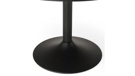 Table ronde D120 cm Noire - Denise