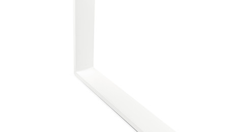 Bureau droit plateau 150 x 70 cm bois laqué blanc - Capri