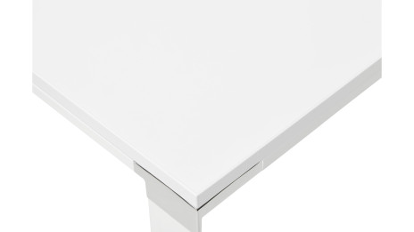 Bureau droit plateau 160 x 80 cm bois blanc - Haumea