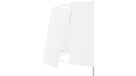 Lampadaire design abat-jour Blanc pied réglable en hauteur - LIV