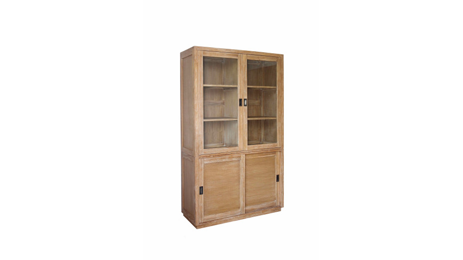Vaisselier en teck 120 cm - Square