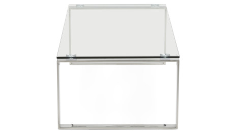 Table basse design plateau verre - VEGA