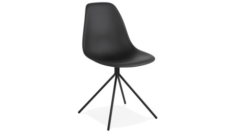 Chaise noire design - Laly