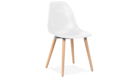 Chaise scandinave blanche - VERA