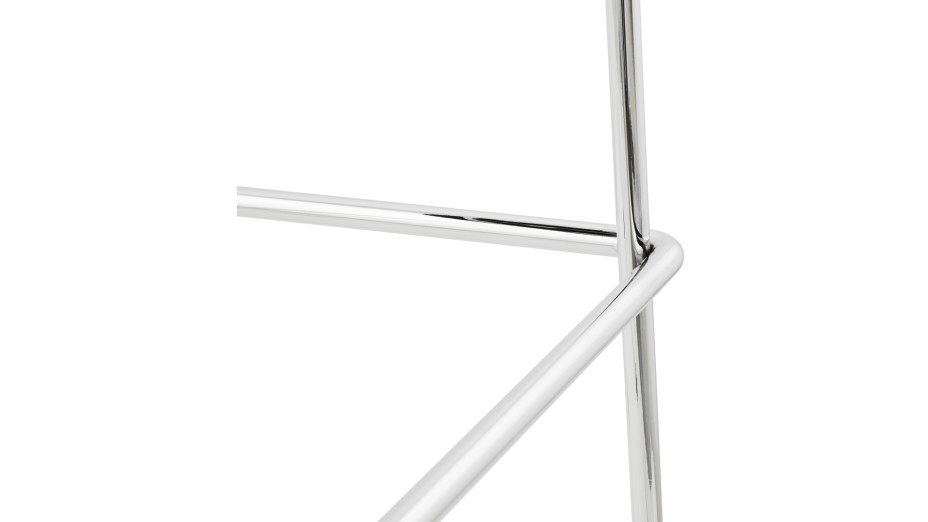 Tabouret de bar Mi-hauteur design blanc - Drago