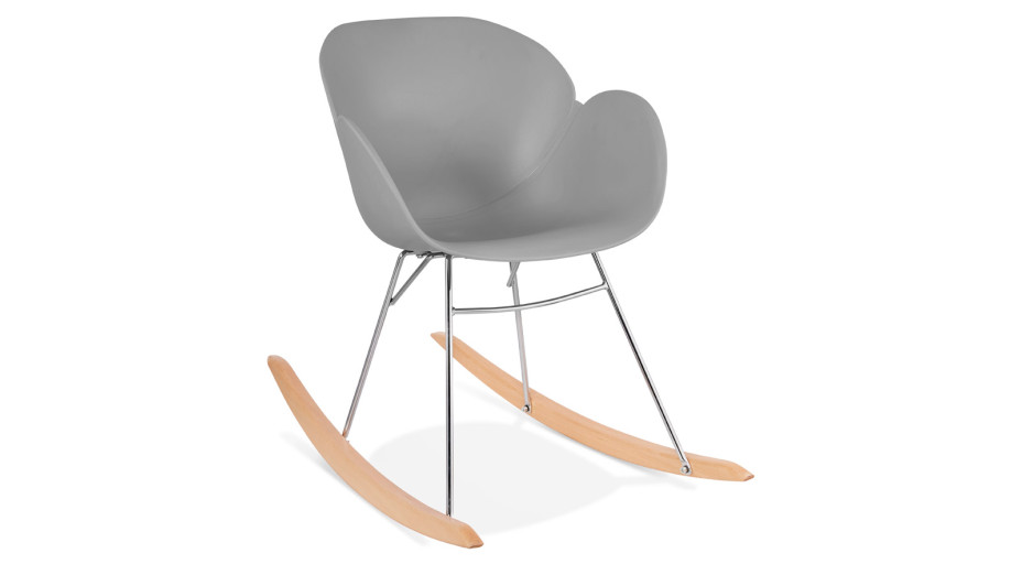 Fauteuil à bascule Gris - MILA
