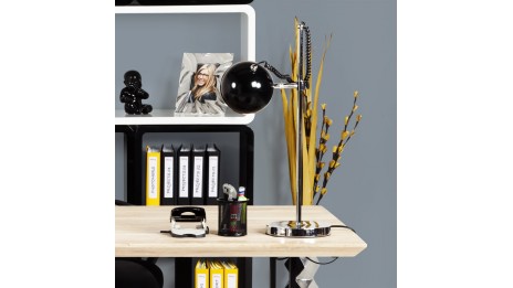 Anne - Lampe de table design noire
