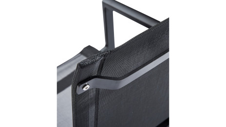 Fauteuil Textilène Noir - BLACKSTAR