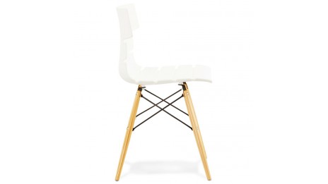 VIP - Chaise style scandinave blanche