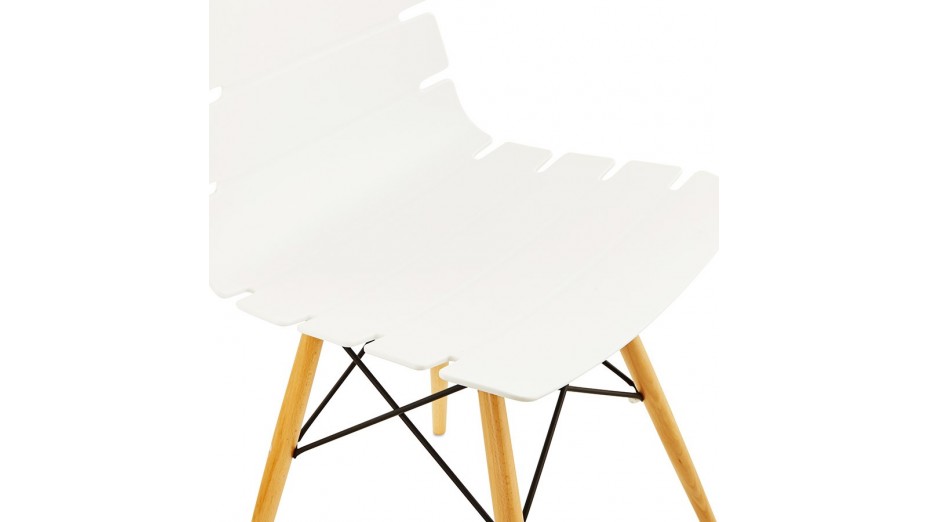 VIP - Chaise style scandinave blanche