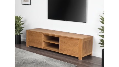 Meuble Tv en teck massif - Square 170cm