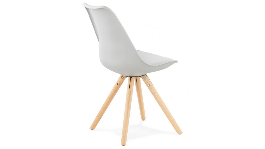 NEW - Chaise moderne grise