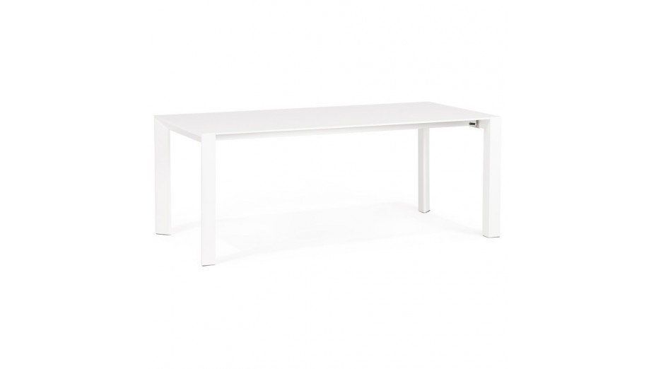 Riga - Table extensible blanche
