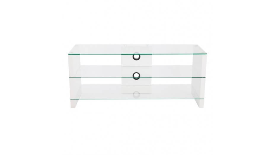 Meuble Tv Transparent : Berlin – Meuble Tv En Verre Transparent Laqué Blanc Meuble Tv Transparent : Berlin – Meuble Tv En Verre Transparent Laqué Blanc