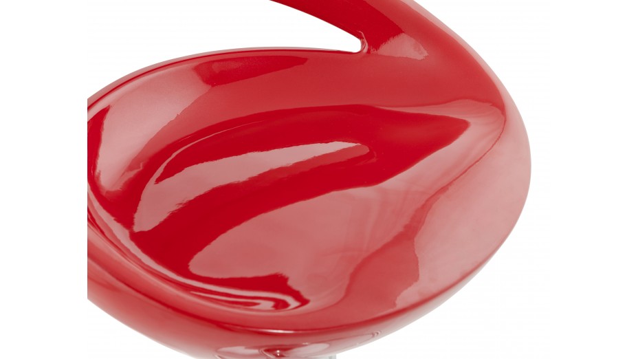 Soft - Tabouret de bar design coque rouge