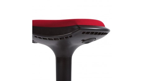 Ergo - Tabouret ergonomique rouge avec système de balancement