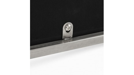 Mona Mini - Tabouret de bar Mi-hauteur design assise noire