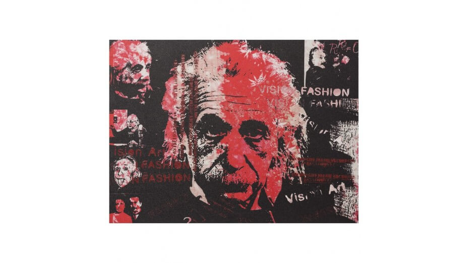 Al - Tableau Toile imprimée Albert Einstein 120 x 90 cm Al - Tableau Toile imprimée Albert Einstein 120 x 90 cm