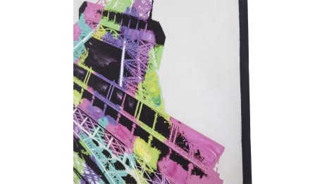 Eiffel - Tableau toile imprimée Tour Effeil 120 x 90 cm
