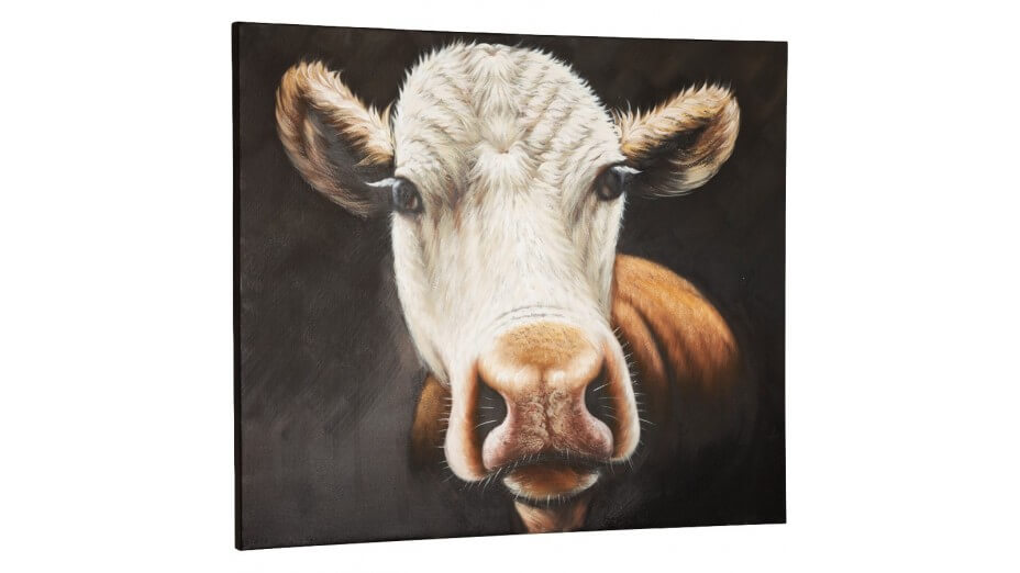 Vaca - Tableau peint à la main 100 x 120 cm