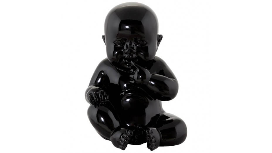 BB - Statue polyrésine noire