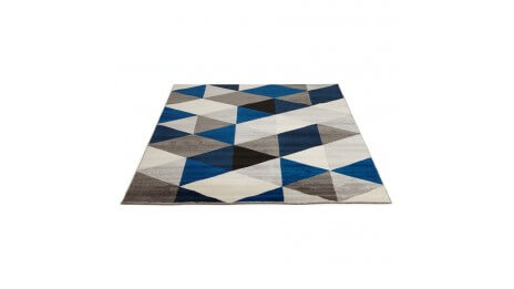 Graph - tapis design 230 x 160 cm Bleu