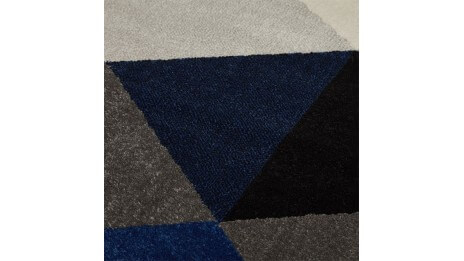 Graph - tapis design 230 x 160 cm Bleu